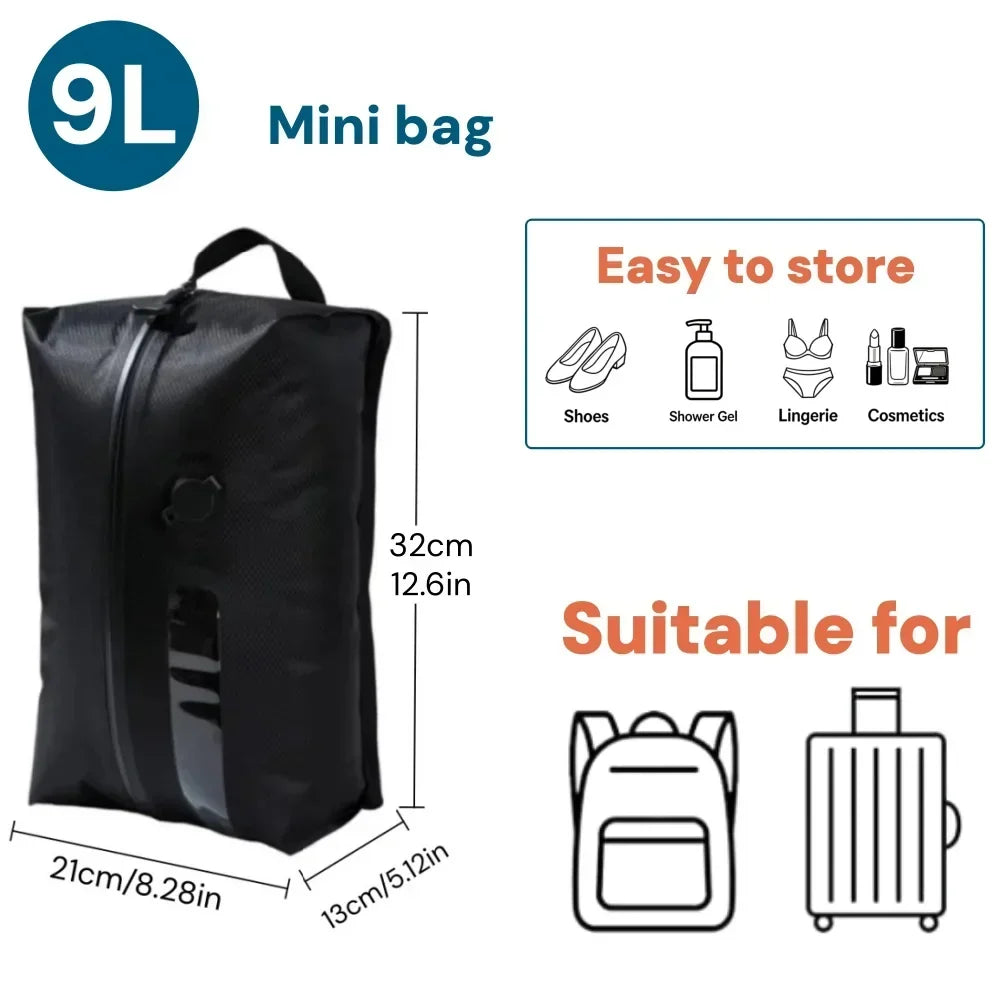 Sac de rangement compressible Velcero pour voyage et maison