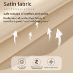 Sac de rangement sous vide compressant des textiles pour un stockage compact
