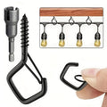 Set de 20 crochets muraux Fixéora en acier pour objets lourds