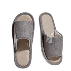 Vue arrière des chaussons Nuvelya avec talon ouvert
