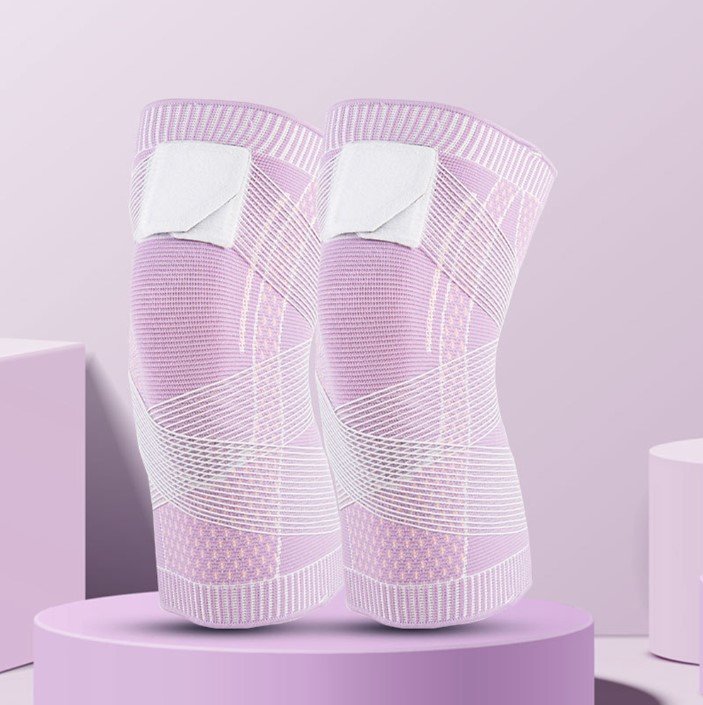 Housse Genouillère Sport Tissu 3D Soutien Actif Respirant