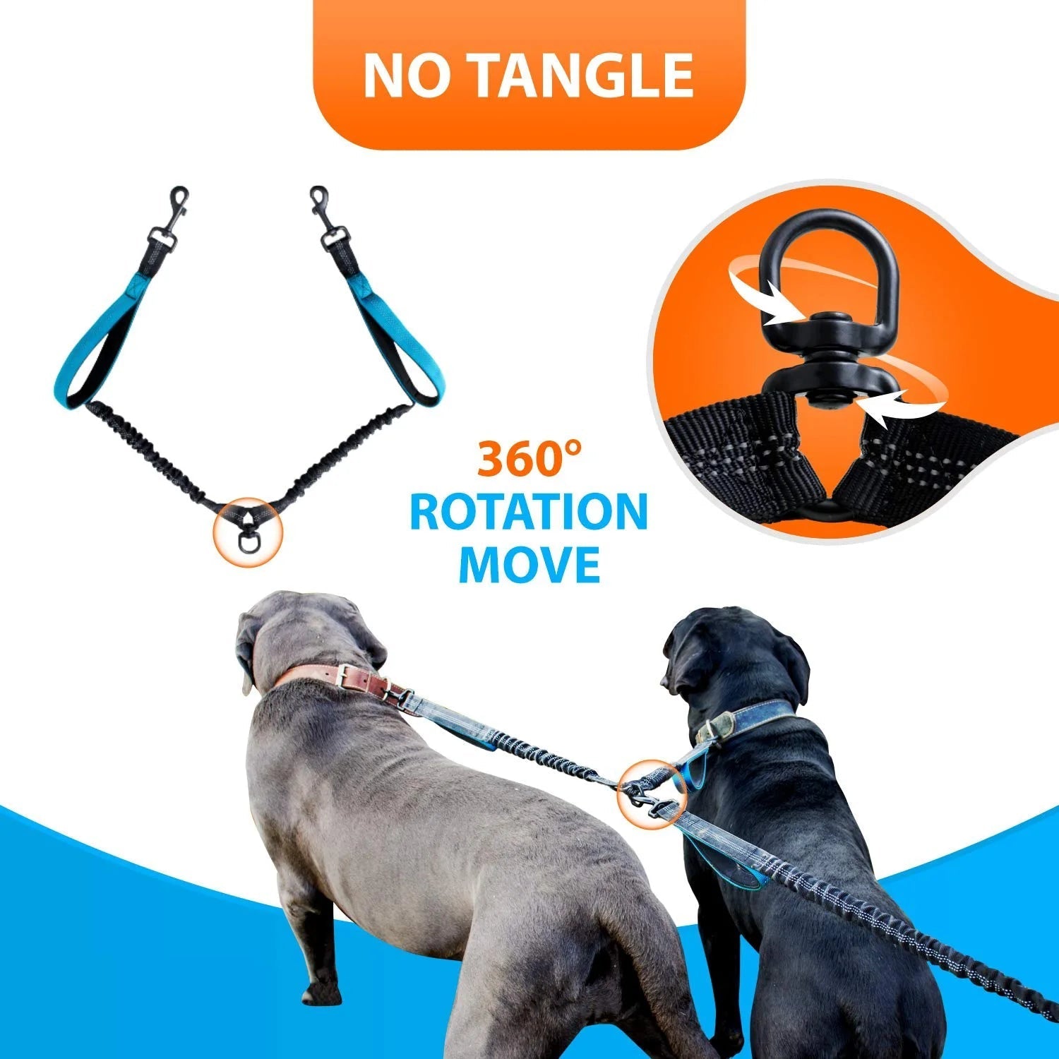 FreeStride - Gestion sans enchevêtrement et mains libres pour les promenades énergiques avec chien