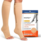 ReliefZip™ - Chaussettes de Compression avec Fermeture Éclair