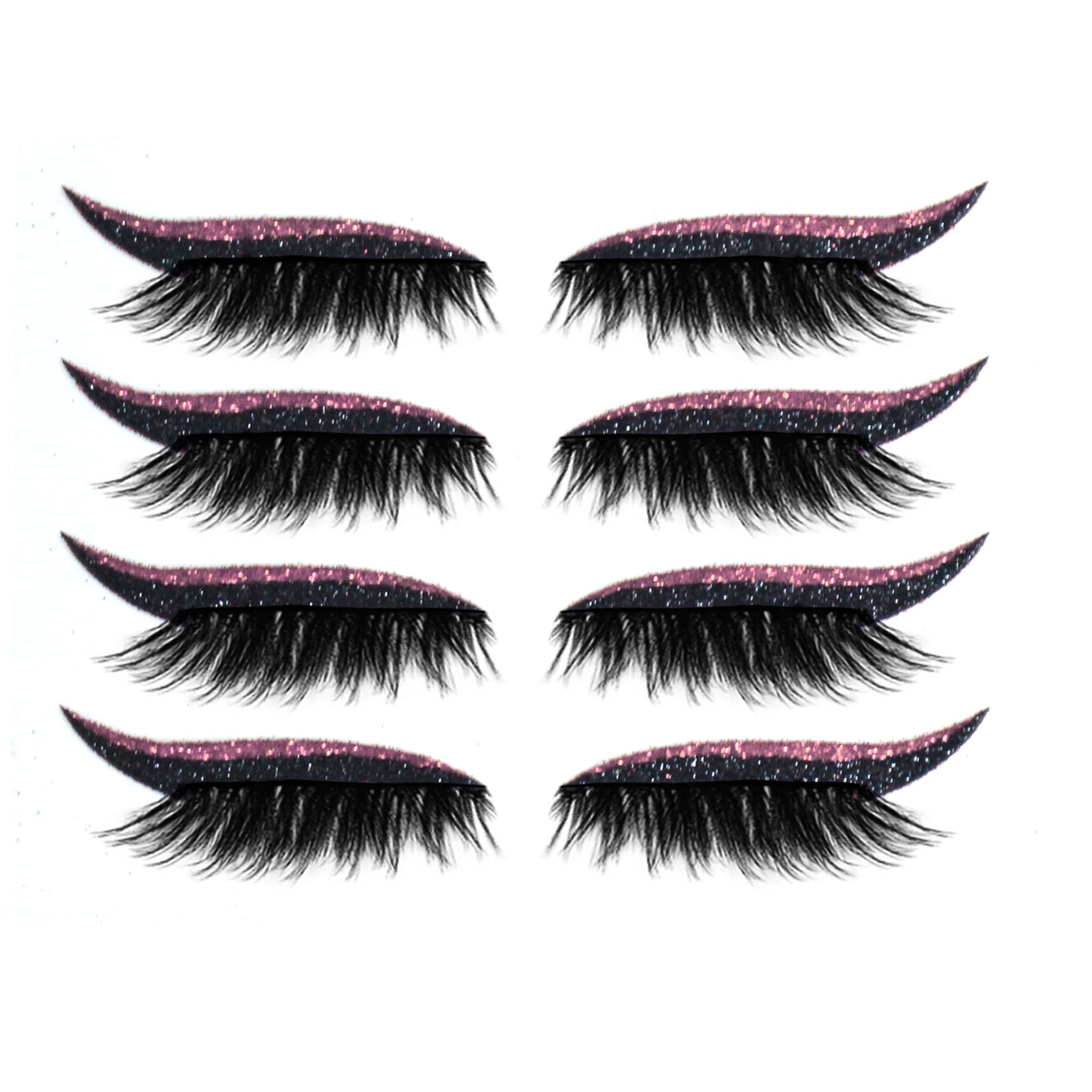 GlamEase - Autocollants Eyeliner Réutilisables Œil de Chat