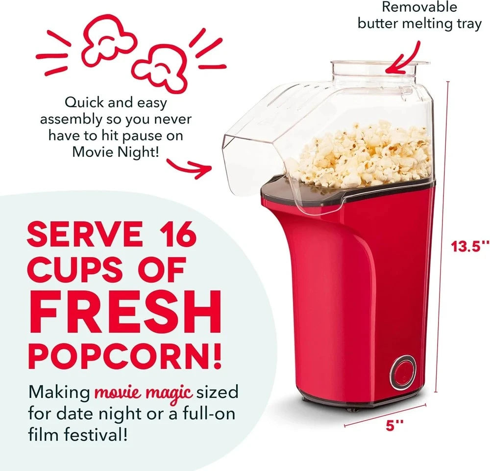PopSleek - Popcorn sans huile prêt en quelques minutes pour une collation sans culpabilité