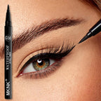 Crayon Eyeliner Noir | Résistant aux Taches & Waterproof | Fini Mat Haute Pigmentation | Facile à Utiliser pour Débutants
