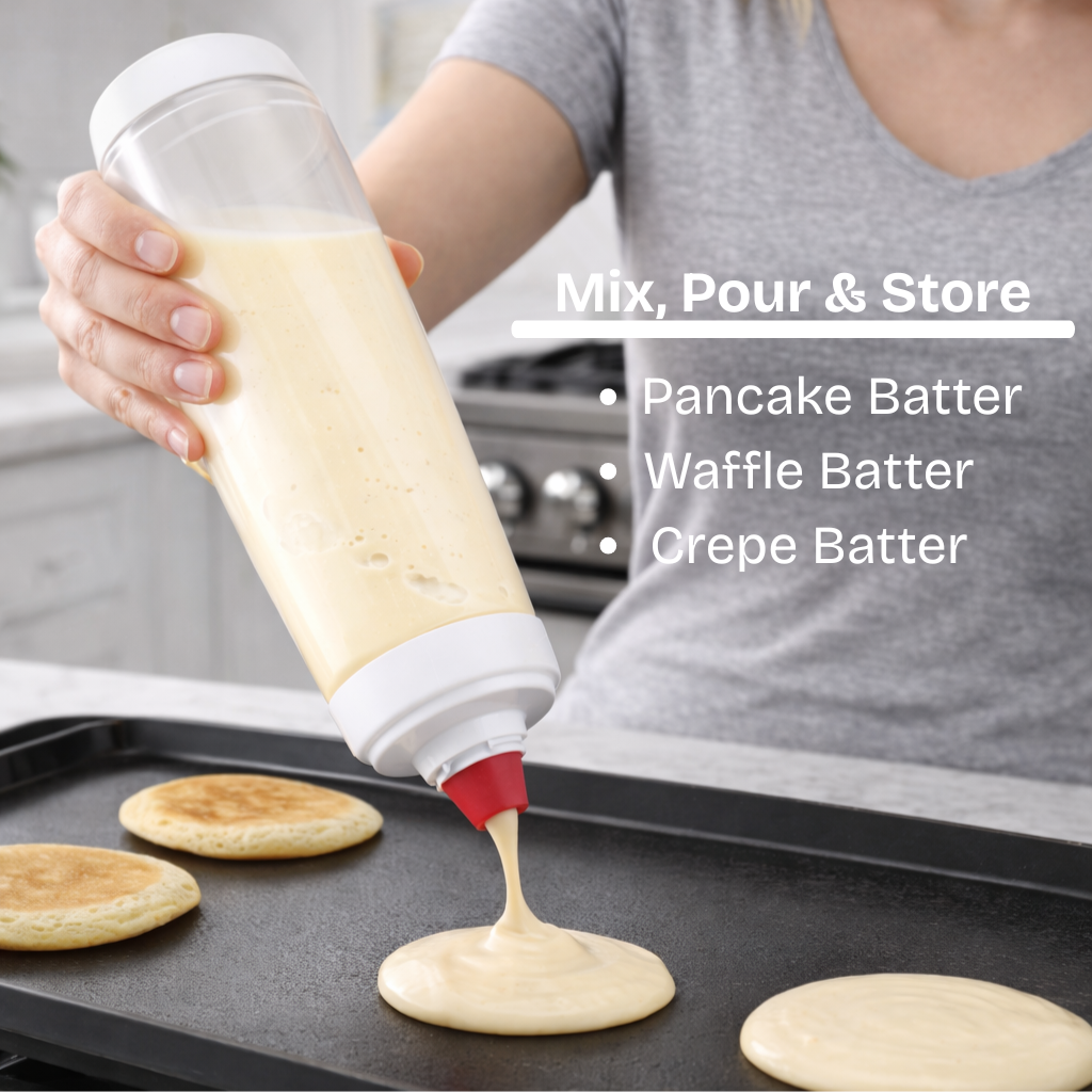 BakeFlow - Versement de pâte sans éclaboussures pour une cuisine plus propre