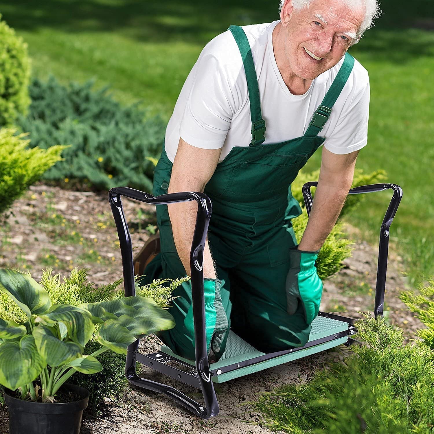 GardenEase - Prolongez votre temps de jardinage sans douleur aux genoux ni au dos