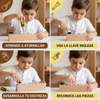 FocusCraft - Set de Jeu Montessori en Bois pour Enfants