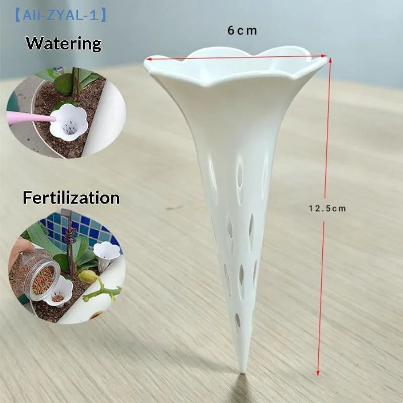 Utilisation du cône de drainage dans un pot de fleurs