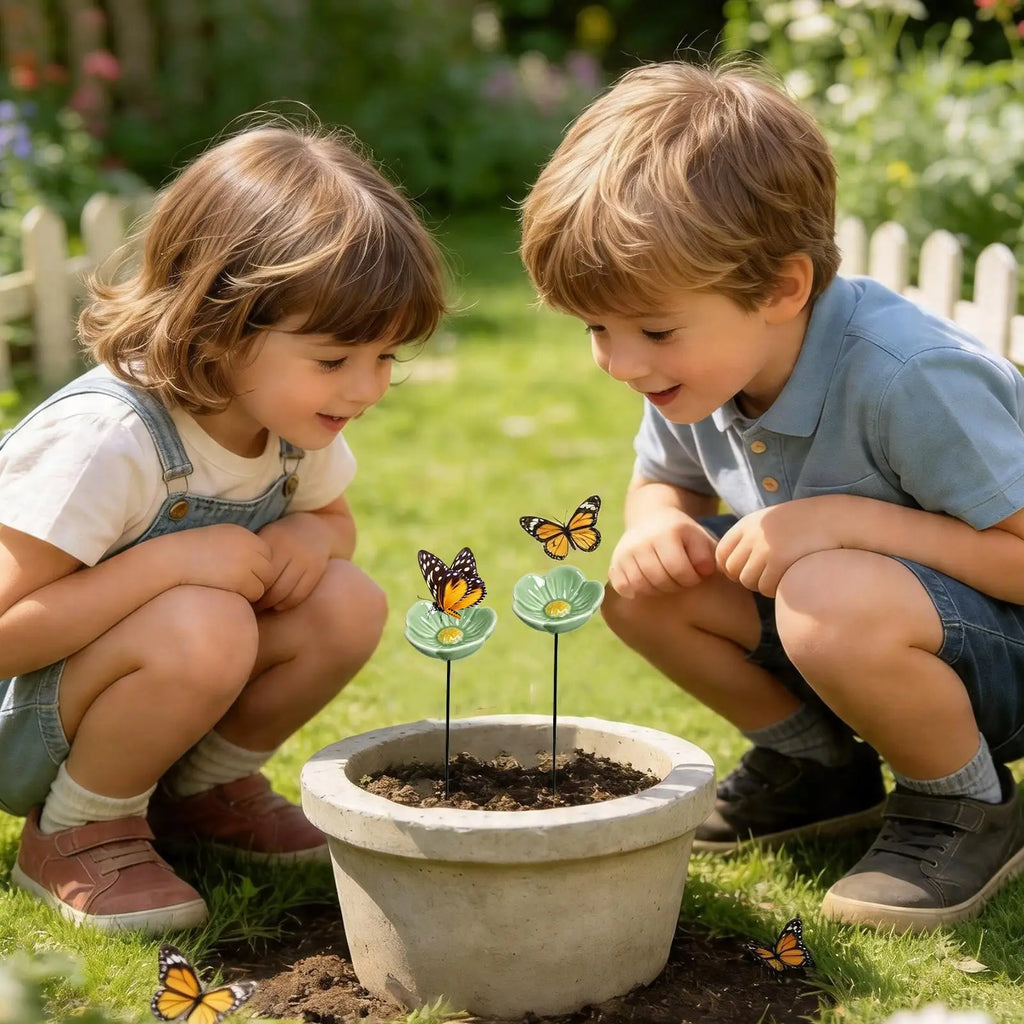 Abreuvoir Floréa décoratif pour attirer abeilles et papillons au jardin