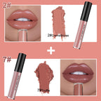 LumiLuxe - Gloss à Lèvres Imperméable 12 Teintes Métalliques