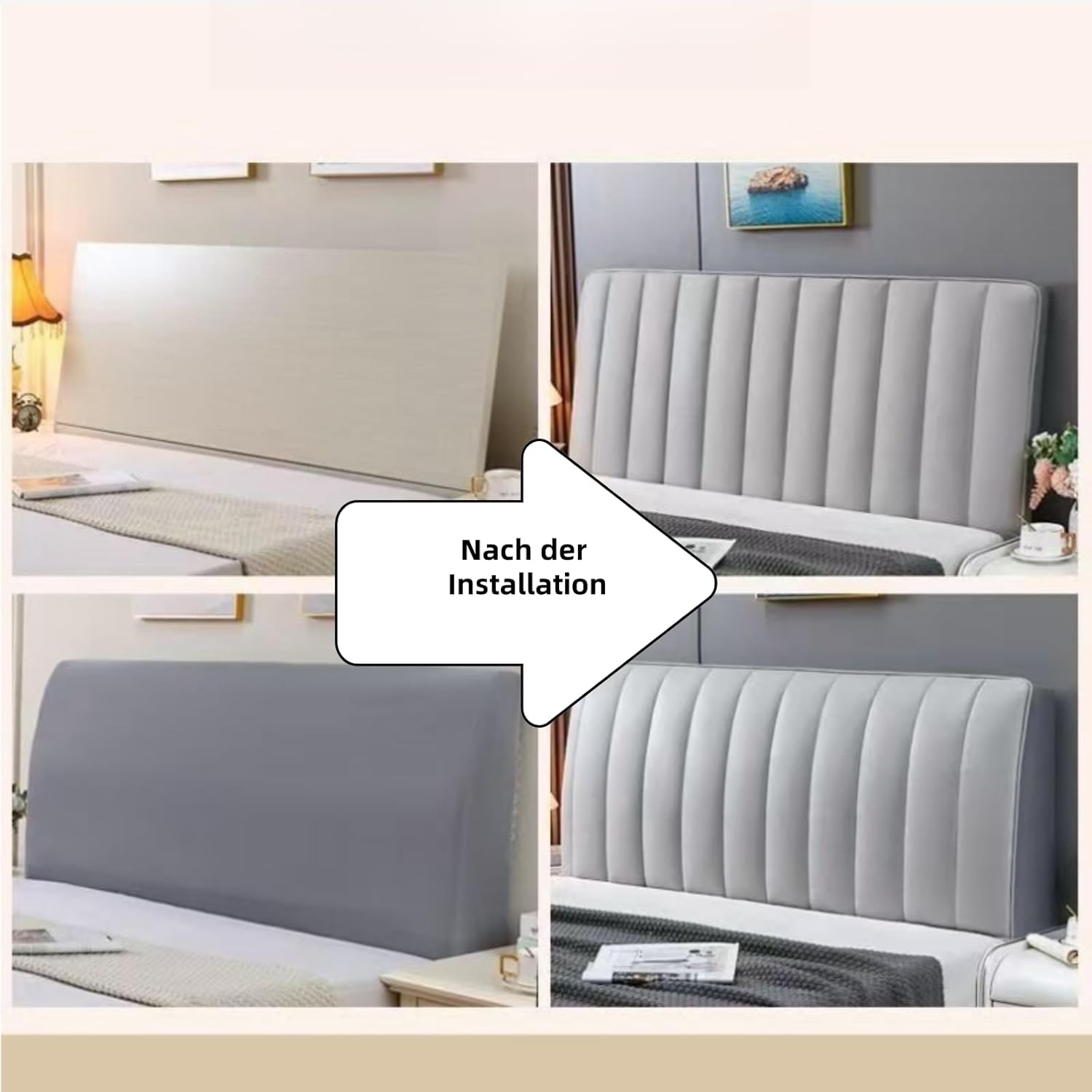 HeadCo™ — Transformez votre chambre à coucher en un sanctuaire luxueux et doux au toucher
