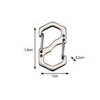 Mousqueton en S | Acier Inoxydable Verrouillable | Compact et Léger