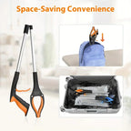 Outil de Préhension pour Seniors | Tête Rotative | Portée de 81 cm | Design Ergonomique Léger