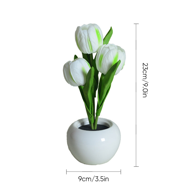 Lampe de table fleurie LumaBloom – Lumière chaude
