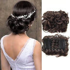 VolumeVibe - Chignon Pré-Coiffé Volumeux avec Peigne Intégré