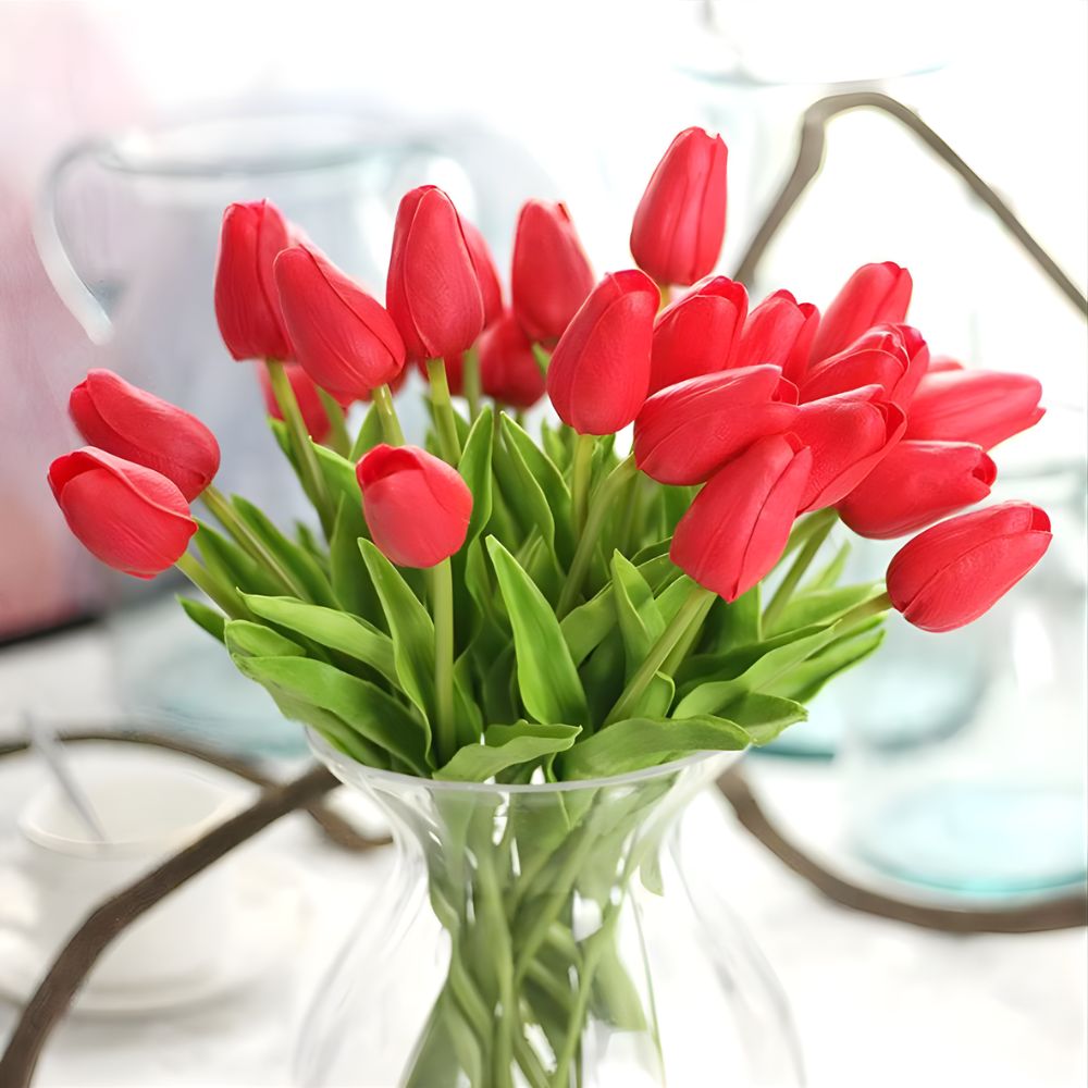 BloomAura - Tulipes Vives qui Durent Éternellement Sans Eau ni Flétrissement