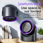 Ventilateur de bureau sans pales | 100 niveaux de vitesse | Alimenté par USB et portable | Fonctionnement ultra-silencieux