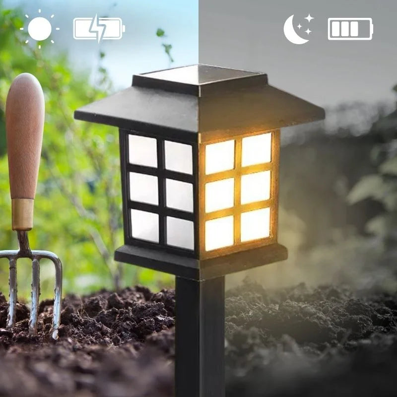 Lampe solaire de jardin LumaGlow – Allumage automatique