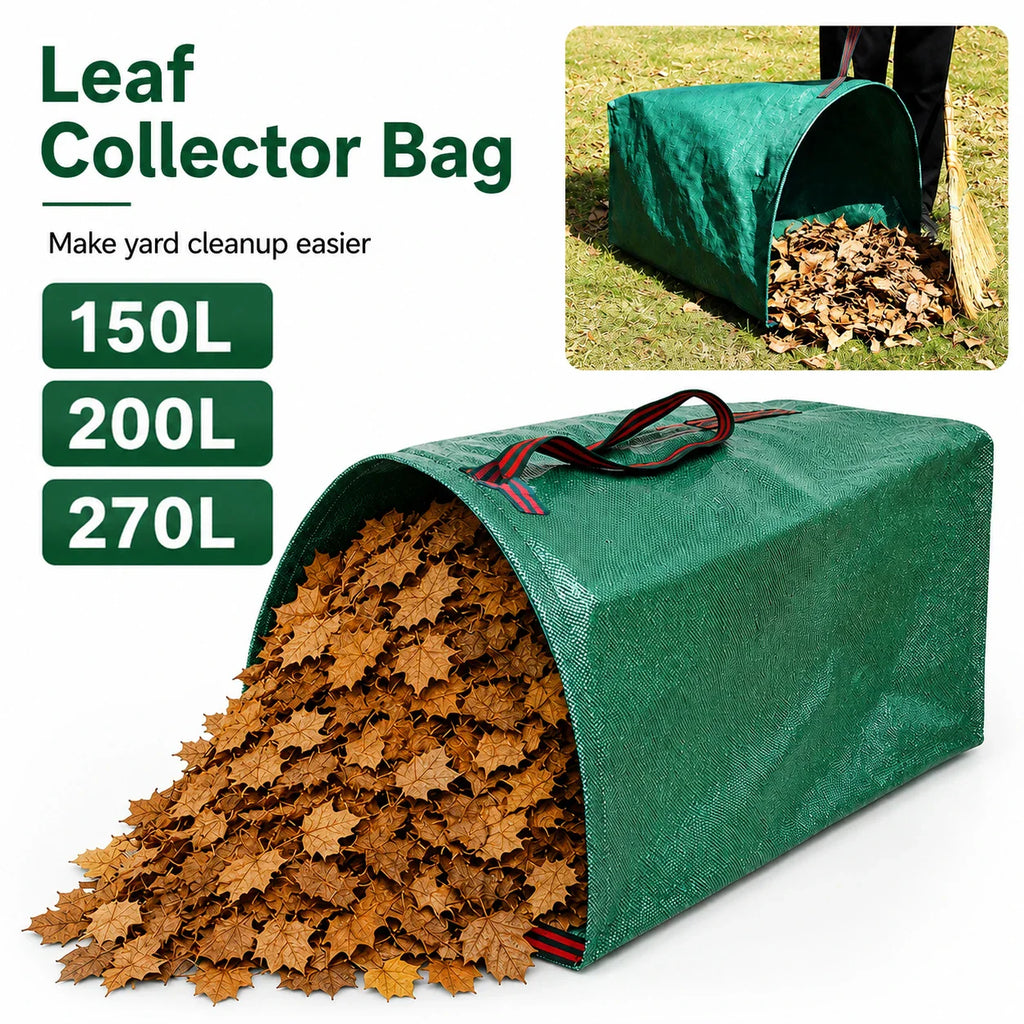 Sac de jardin Verdelio vert déplié sur une pelouse