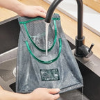 Sac suspendu de cuisine pour produits frais | Filet respirant réutilisable | Rangement gain de place pour fruits et légumes