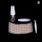Bande Adhésive pour Double Paupière | Adhésif Activé par l'Eau | Fibrille en Dentelle 10 Feuilles | Aspect Naturel