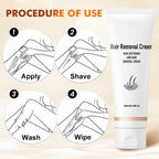 Crème Dépilatoire pour Peaux Sensibles | Épilation Rapide et Douce | 100ml | Finition Douce et Soyeuse