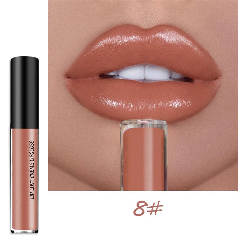 LumiLuxe - Gloss à Lèvres Imperméable 12 Teintes Métalliques