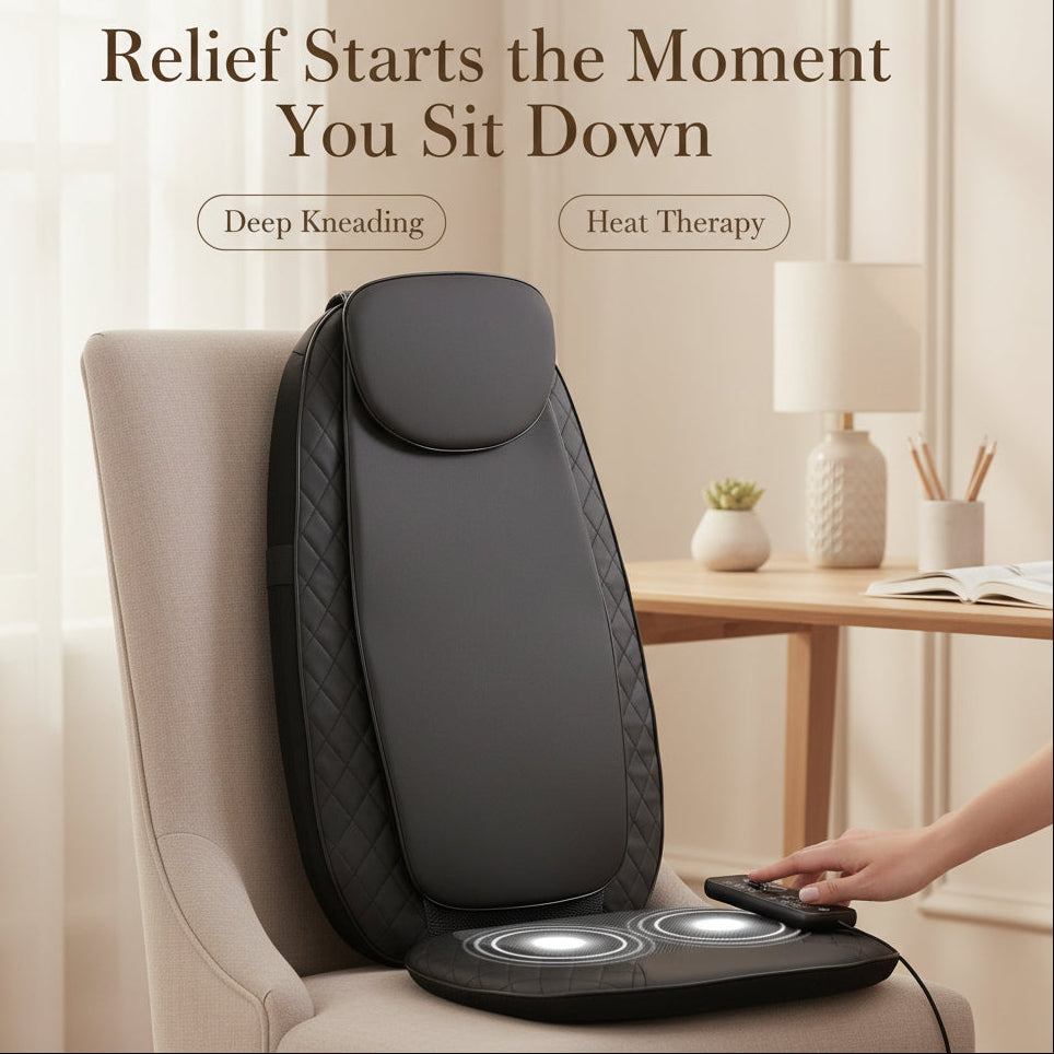 RelaxEase - Soulager les douleurs dorsales avec un massage chauffant intense