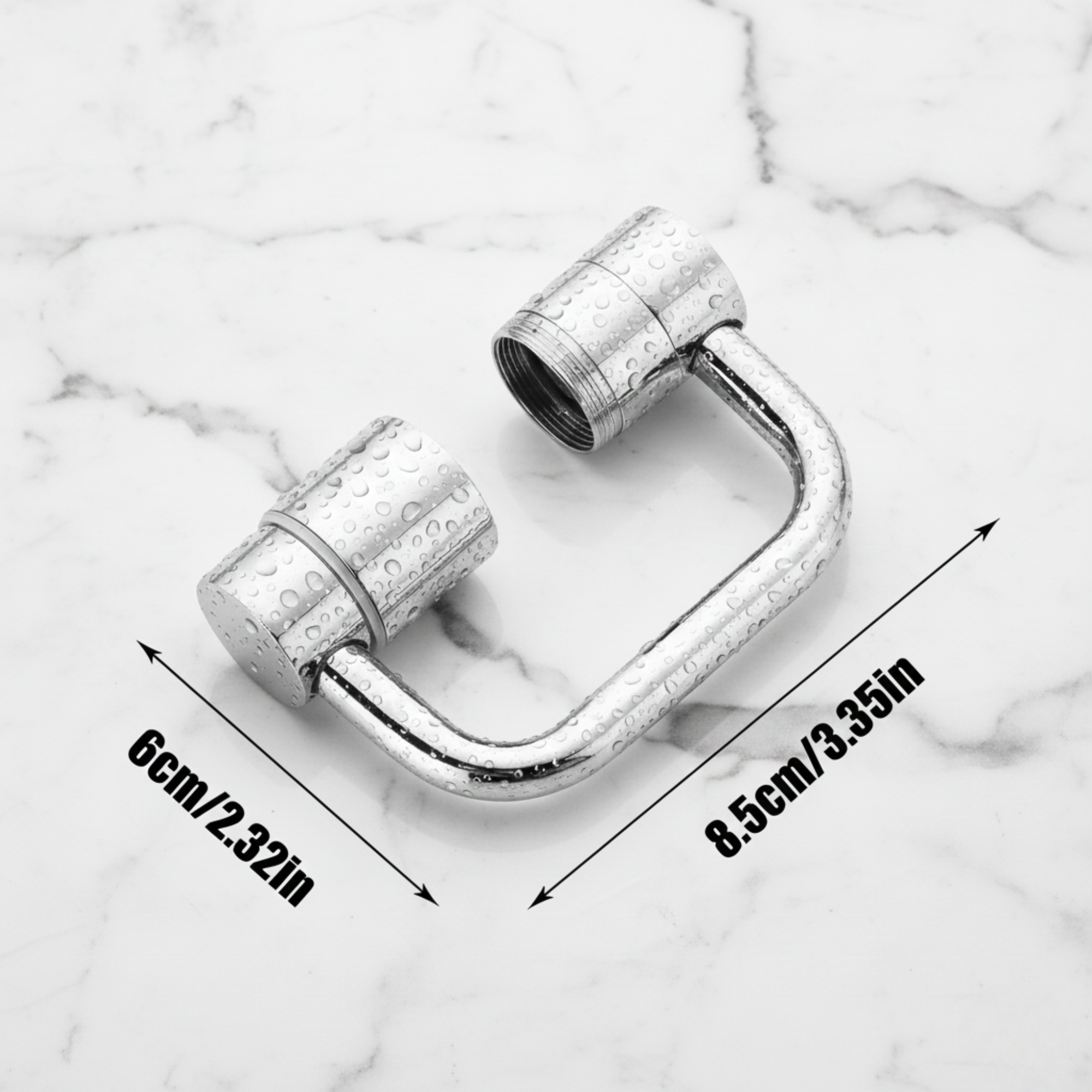 FlowMaster - Gérez l'eau de votre évier avec une rotation splash-free à 1080°