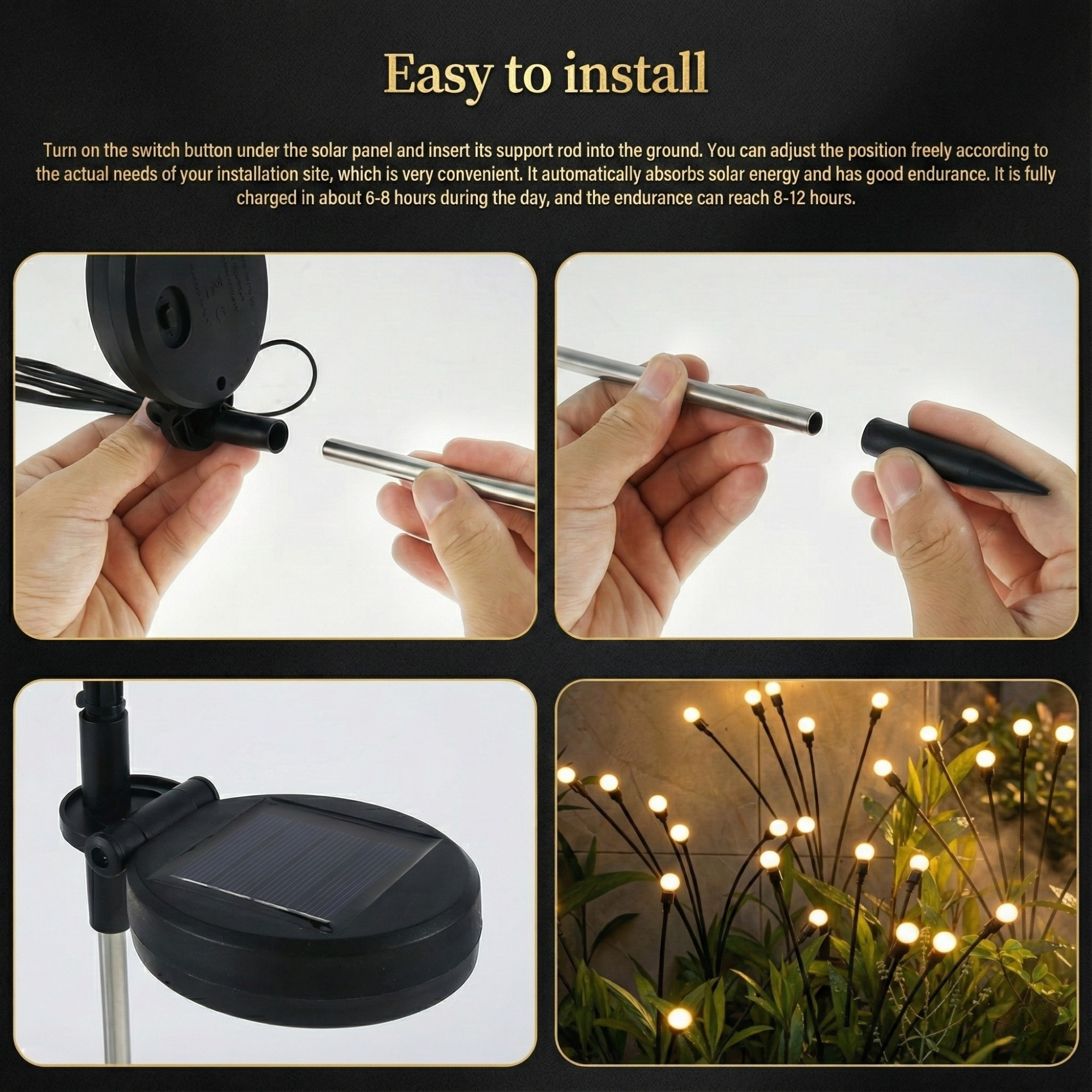 GlowNest - Transformez facilement votre jardin en soirées envoûtantes