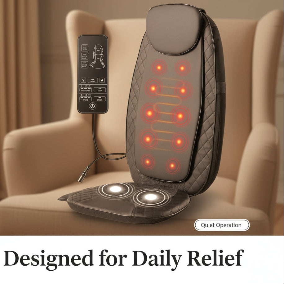 RelaxEase - Soulager les douleurs dorsales avec un massage chauffant intense