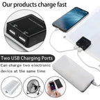 Panneau Solaire Portable pour Camping | 100W Haute Efficacité | Double Sortie USB