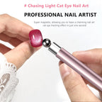 Kit Aimant Ongles Œil de Chat | Aimant Double Tête & Perles Magnétiques | Acier Inoxydable | Précision Salon