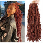 Extensions de cheveux Faux Locs | Style Crochet Résistant à la Chaleur | Fibre Synthétique Douce de 24 pouces