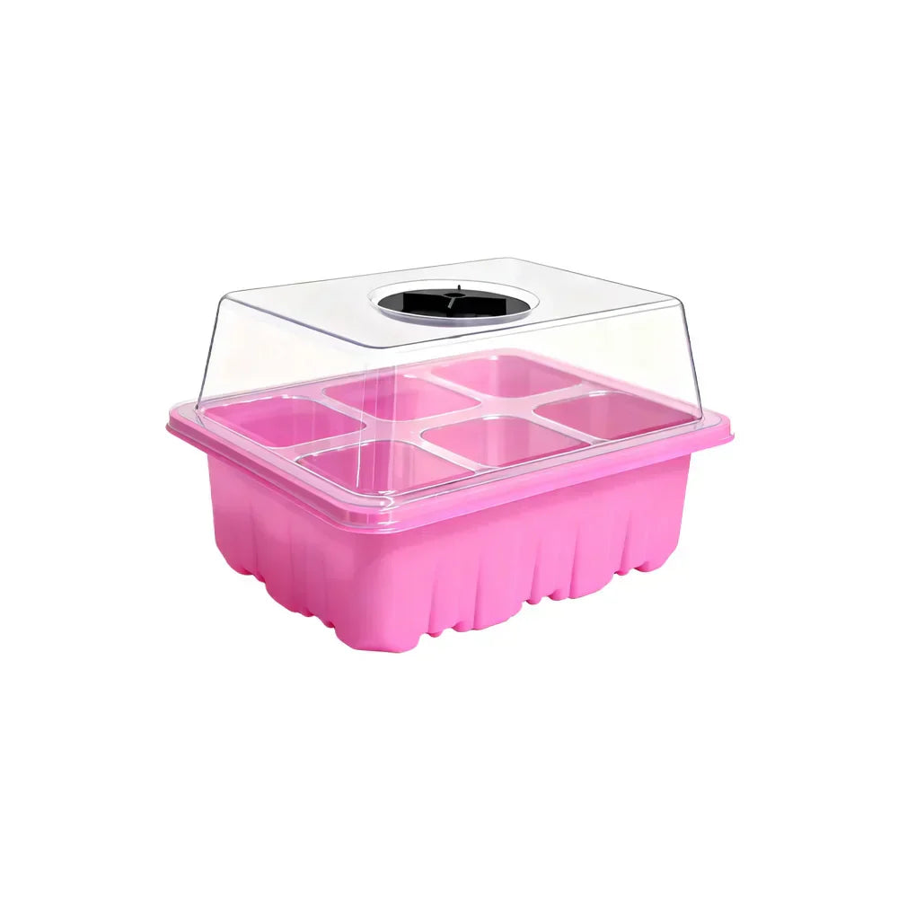 Kit de culture pour semis avec compartiments et capot transparent