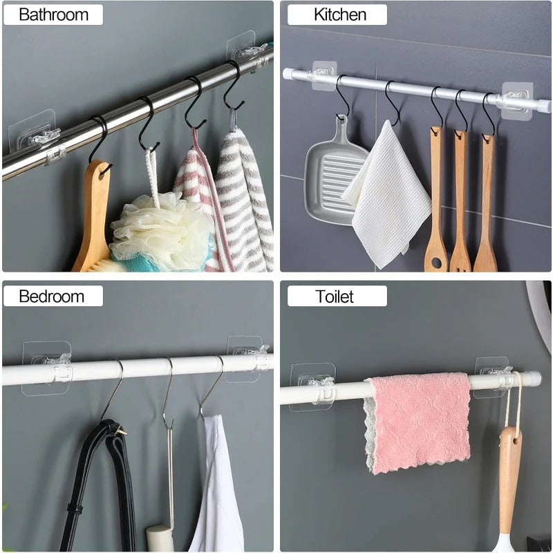 WallGuard - Supports Rideaux Sans Perçage et Sans Dommages