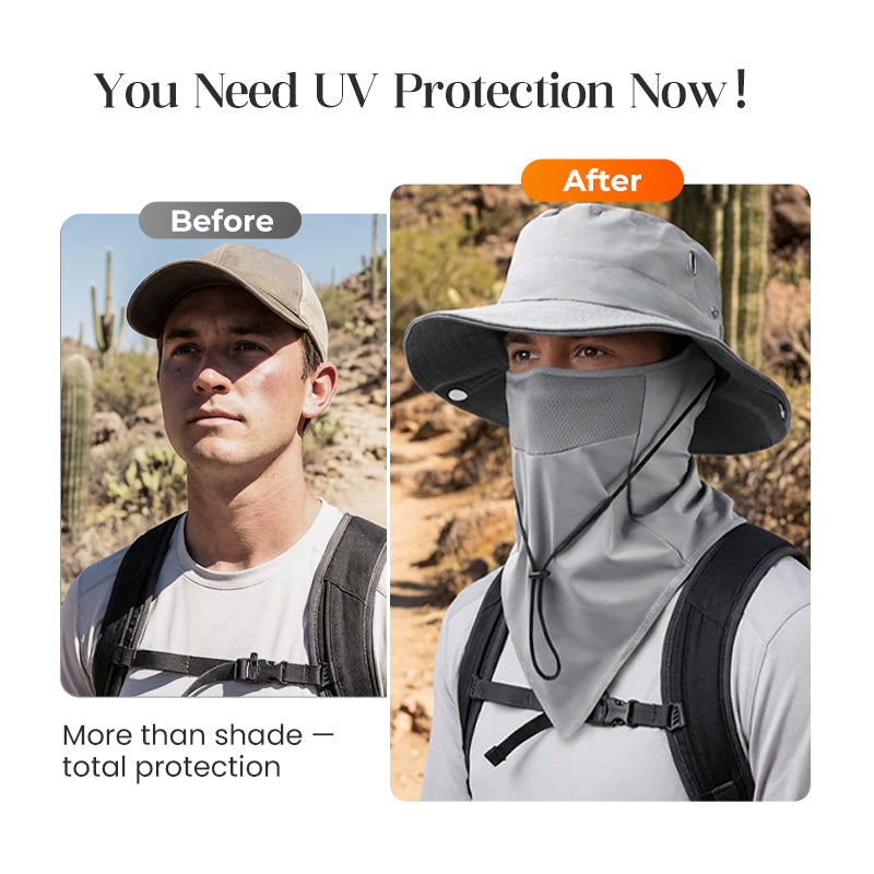 Chapeau anti-UV SunGuardPro – Protection solaire 360°