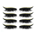 GlamEase - Autocollants Eyeliner Réutilisables Œil de Chat