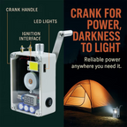 Lampe de secours à dynamo PowerPulse – Charge USB