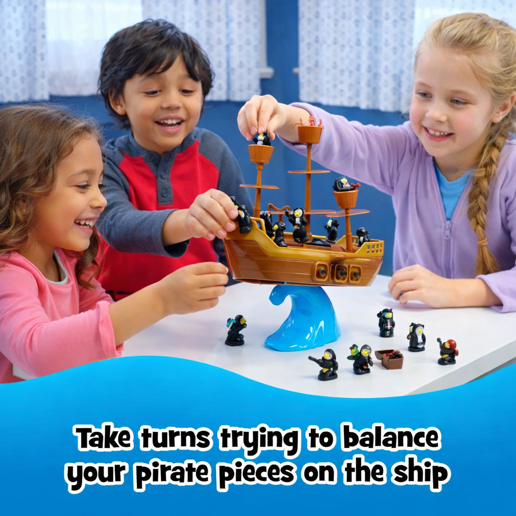 SteadyMate - Le Jeu d'Équilibre de Pirate Ultime pour le Divertissement Familial
