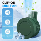 Ventilateur Mini Portable | Design Silencieux Sans Lames | Rechargeable USB | Clip Pour Vêtements & Ceinture