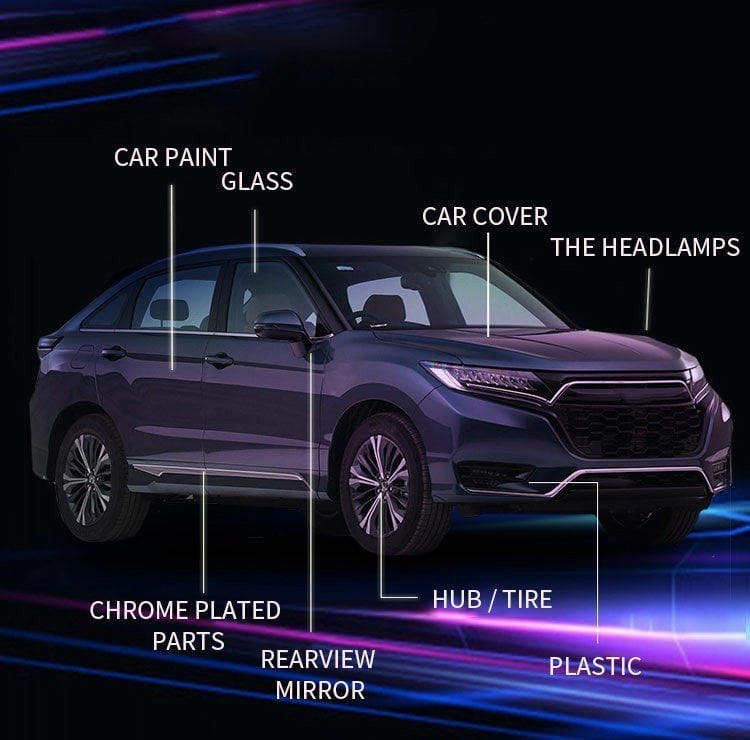 Dissolvant instantané pour voiture | Fonctionne sur toutes les couleurs de peinture