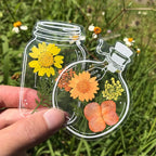 FloraMark - Marque-Page Artisanal en Fleurs Séchées Pressées