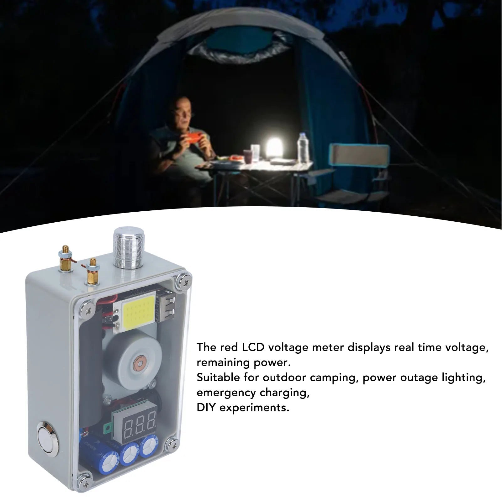 Lampe de secours à dynamo PowerPulse – Charge USB