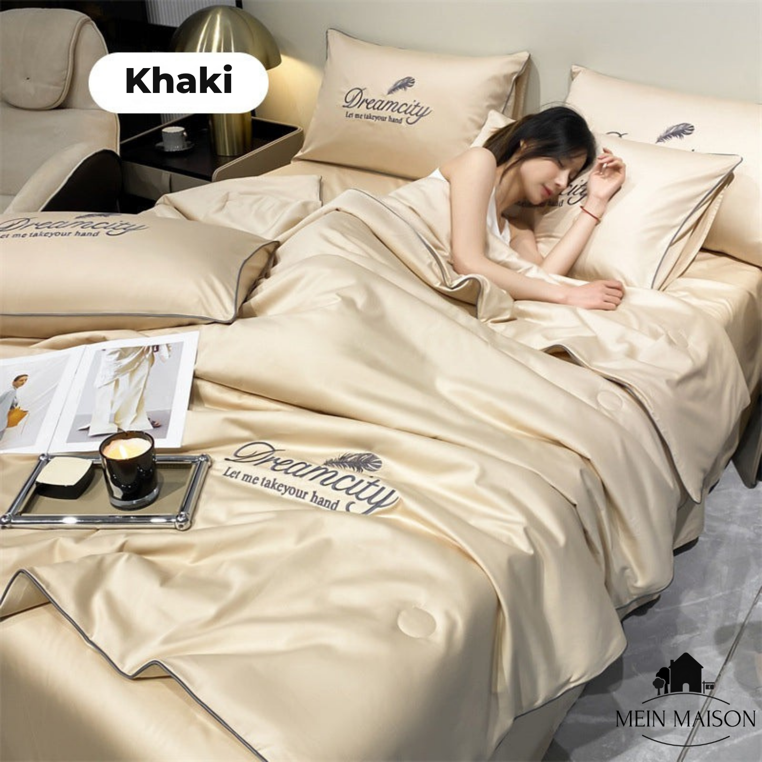 Couverture d'été pour dormeurs chauds | Tissu rafraîchissant en soie glacée | Respirant et lavable en machine