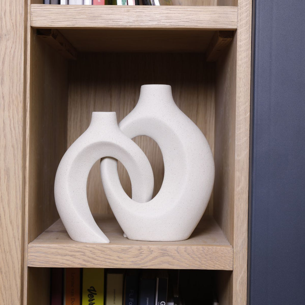 Floravault - Vase en Céramique Tissée pour Compositions Florales
