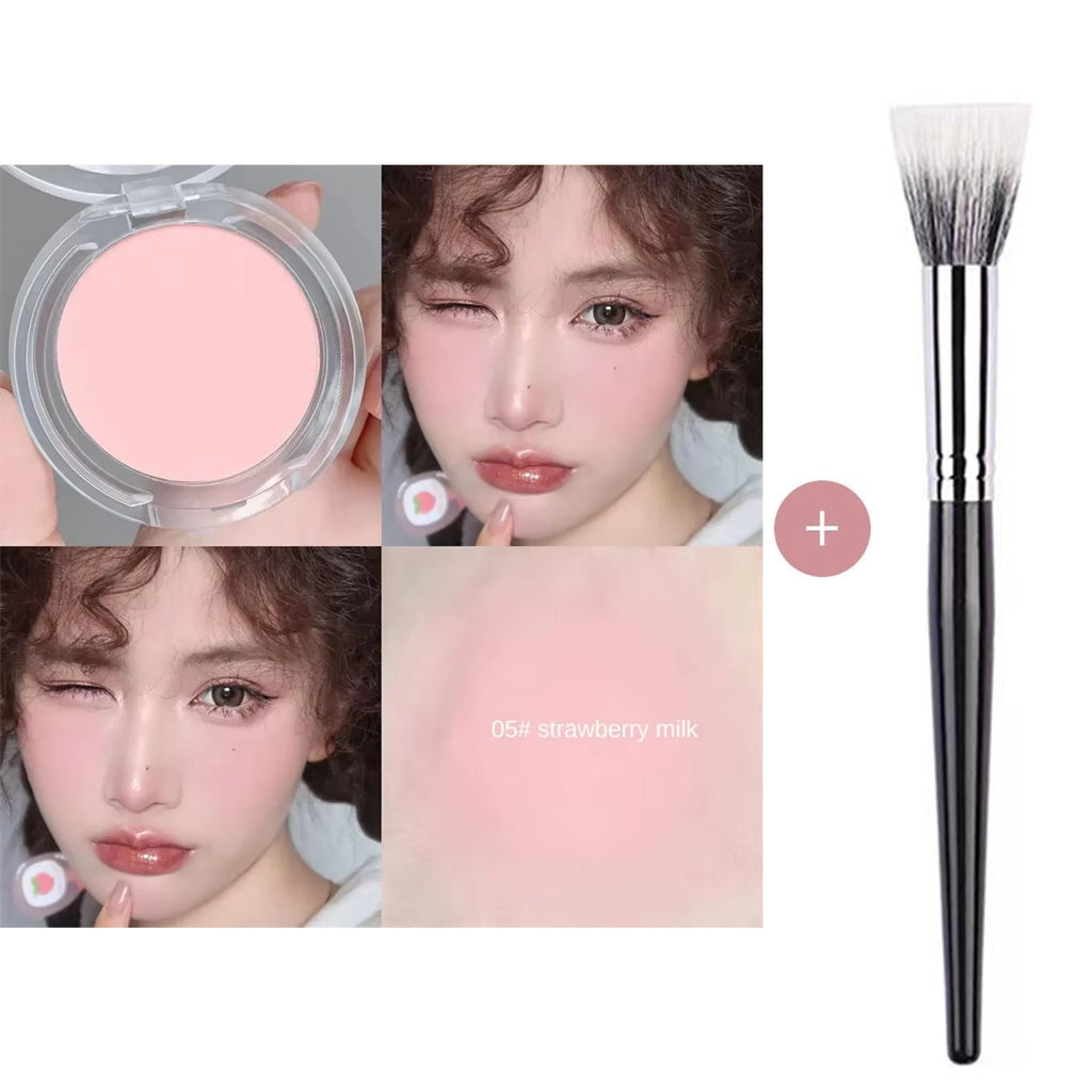 Fard à joues poudre | Couleur naturelle mate pour les joues | Résistant à l'eau et longue tenue