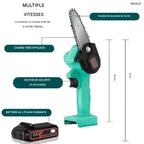 TurboSaw™ - Tronçonneuse Sans Fil Compacte Haute Performance